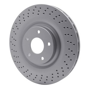 Chevrolet Corvette Brake Rotor (1) - Front - R1 Concepts - GeoSPEC Coated Rotor - Drilled - `06-`13